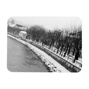 Europe, Austria, Salzburg. The bank of the River Magnet