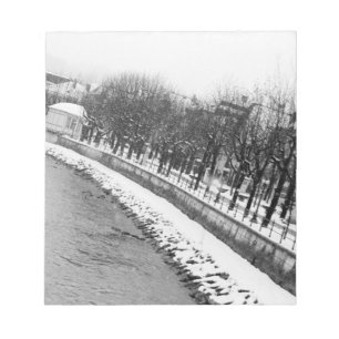 Europe, Austria, Salzburg. The bank of the River Notepad