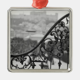 Europe, Austria, Salzburg. View of the Old City Metal Ornament