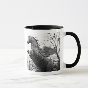 Europe, Austria, Salzburg. Winged horse statue, Mug