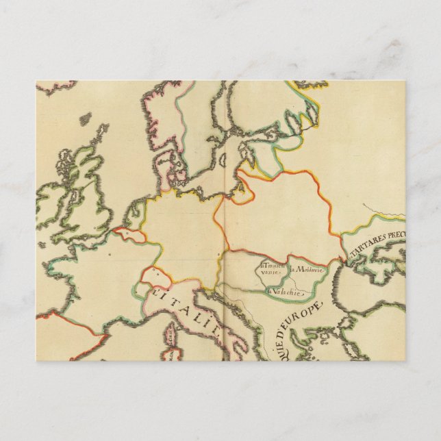 Europe by Religion 2 Postcard (Front)