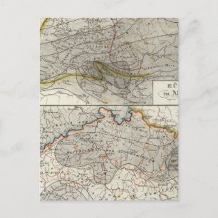 Europe Climate Map Postcard