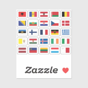 Europe Country Flags Collection A-M