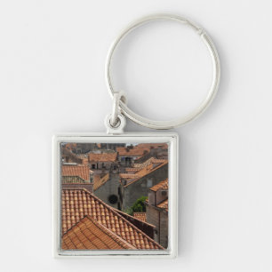 Europe, Croatia. Mediaeval walled city of 2 Key Ring