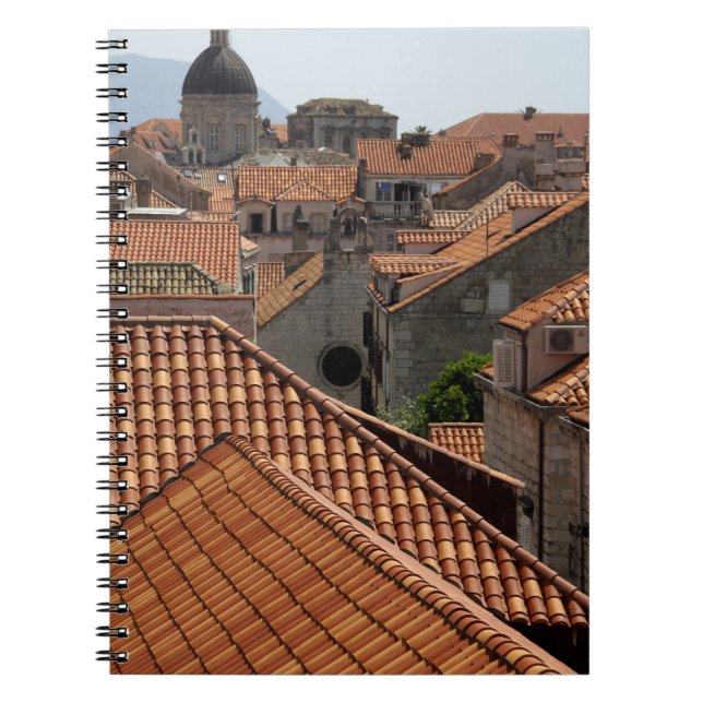Europe, Croatia. Mediaeval walled city of 2 Notebook (Front)