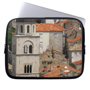 Europe, Croatia. Mediaeval walled city of Laptop Sleeve
