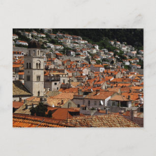 Europe, Croatia. Mediaeval walled city of Postcard