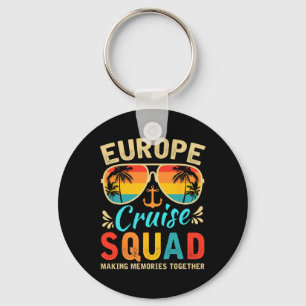 Europe Cruise Squad 2025 European Matching Family Key Ring