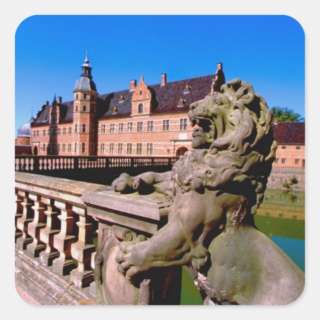 Europe, Denmark, Copenhagen aka Kobenhaven), Square Sticker (Front)