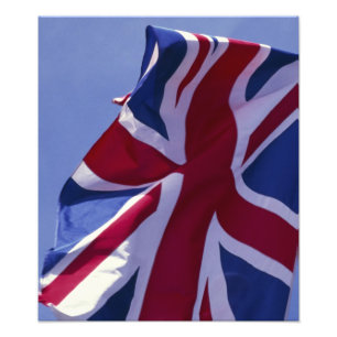 Europe, England, British flag Photo Print