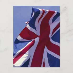 Europe, England, British flag Postcard