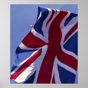 Europe, England, British flag Poster