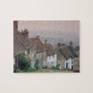 Europe, England, Dorset, Gold Hill, Shaftesbury. Jigsaw Puzzle