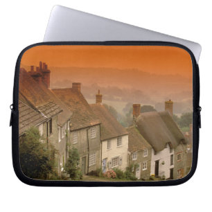 Europe, England, Dorset, Shaftesbury. Gold hill Laptop Sleeve