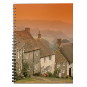 Europe, England, Dorset, Shaftesbury. Gold hill Notebook