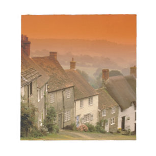 Europe, England, Dorset, Shaftesbury. Gold hill Notepad