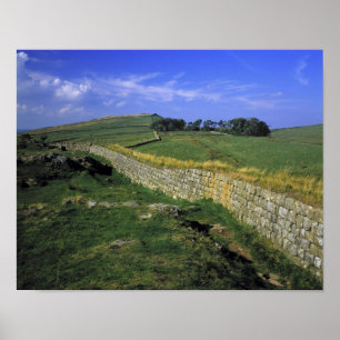 Europe, England, Hadrian's Wall. The stones of Poster