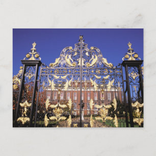 Europe, England, London. Gilded gate outside of Postcard