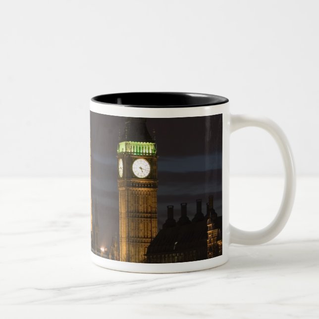 Europe, ENGLAND, London: Houses of Parliament / 2 Two-Tone Coffee Mug (Right)