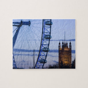 Europe, ENGLAND, London: Houses of Parliament Jigsaw Puzzle