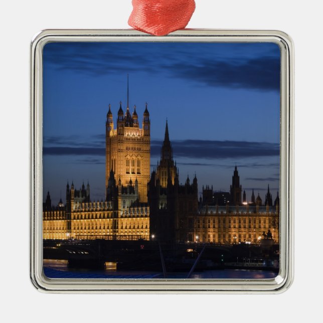 Europe, ENGLAND, London: Houses of Parliament / Metal Tree Decoration (Front)