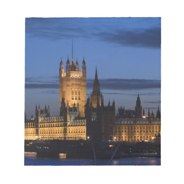 Europe, ENGLAND, London: Houses of Parliament / Notepad (Front)