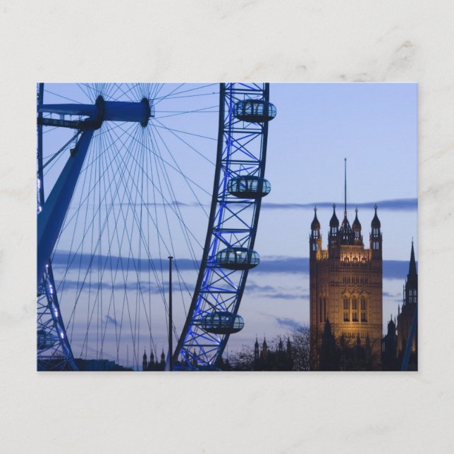 Europe, ENGLAND, London: Houses of Parliament Postcard (Front)