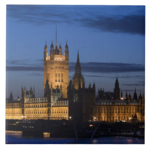 Europe, ENGLAND, London: Houses of Parliament / Tile