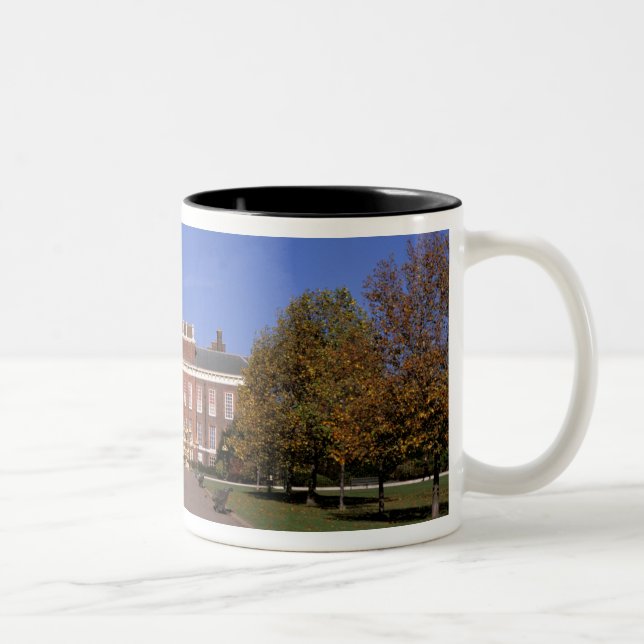 Europe, England, London. Kensington Palace in Two-Tone Coffee Mug (Right)
