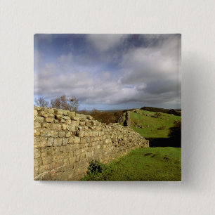 Europe, England, Northumberland. Hadrian's 15 Cm Square Badge
