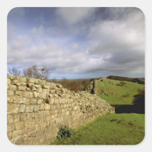 Europe, England, Northumberland. Hadrian's Square Sticker