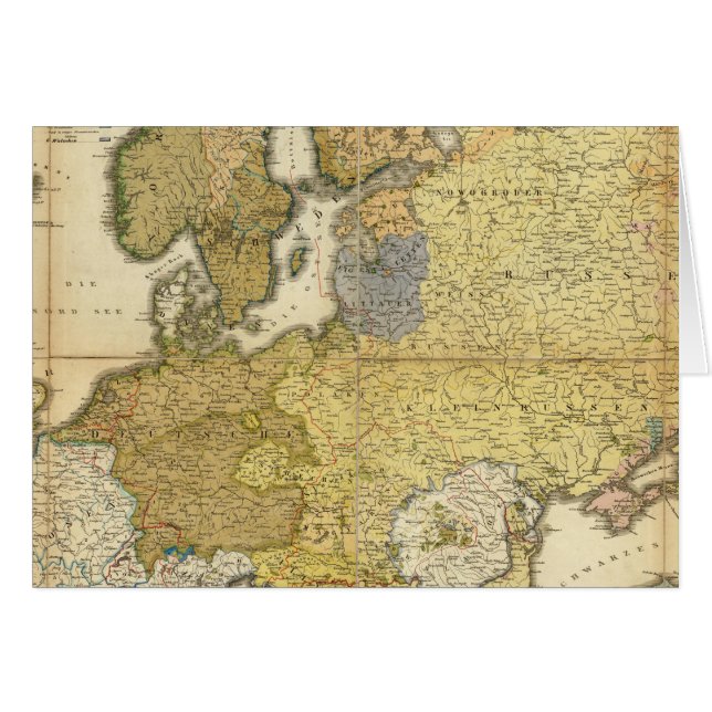 Europe Ethnography Map (Front Horizontal)