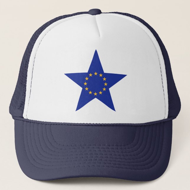 Europe EU star flag Trucker Hat (Front)