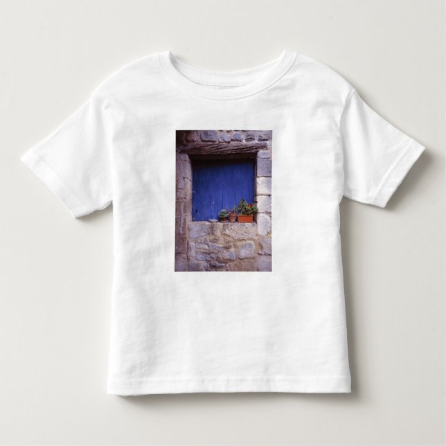Europe, France, Cereste. A blue door adds colour Toddler T-Shirt (Front)