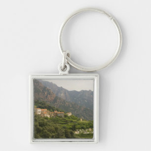 Europe, France, Corsica, Ota. Town of Ota and Key Ring