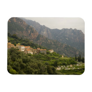 Europe, France, Corsica, Ota. Town of Ota and Magnet