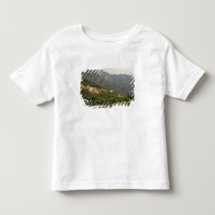 Europe, France, Corsica, Ota. Town of Ota and Toddler T-Shirt