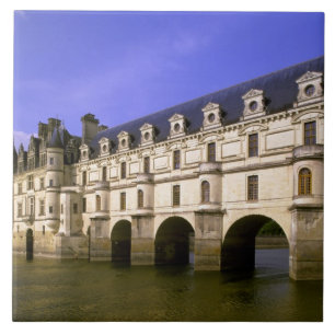 Europe, France, Loire Valley. Chateau Ceramic Tile