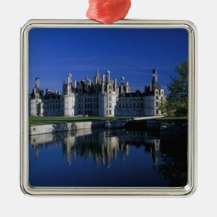 Europe, France, Loire Valley. Chateau Chambord Metal Ornament