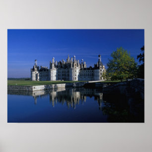 Europe, France, Loire Valley. Chateau Chambord Poster