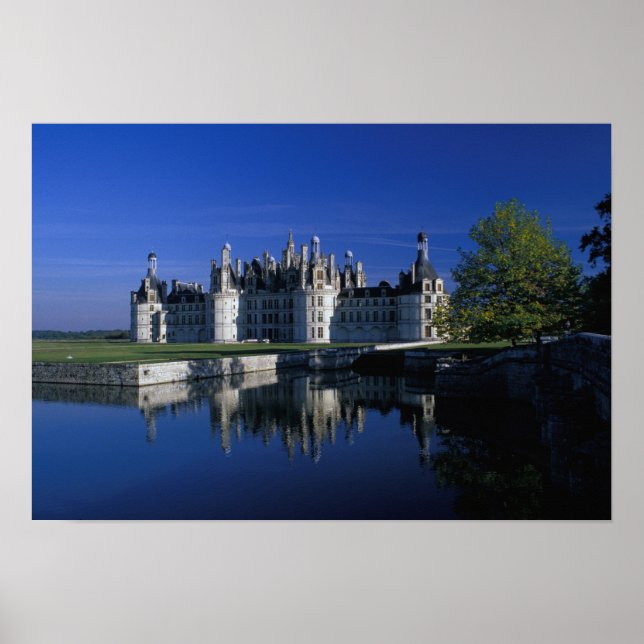 Europe, France, Loire Valley. Chateau Chambord Poster (Front)