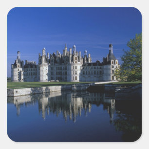 Europe, France, Loire Valley. Chateau Chambord Square Sticker