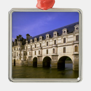 Europe, France, Loire Valley. Chateau Metal Tree Decoration