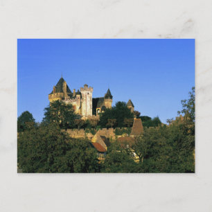 Europe, France, Montforte. The mediaeval castle Postcard