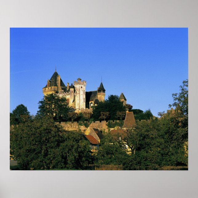 Europe, France, Montforte. The mediaeval castle Poster (Front)