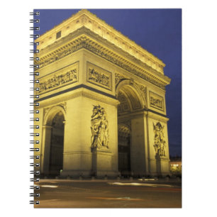Europe, France, Paris. Arc de Triomphe Notebook
