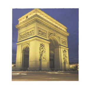Europe, France, Paris. Arc de Triomphe Notepad