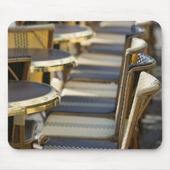 Europe, France, Paris, Beaubourg: Cafe Tables / Mouse Pad (Front)