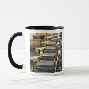Europe, France, Paris, Beaubourg: Cafe Tables / Mug