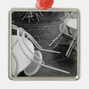 Europe, France, Paris. Chairs, Jardin du 4 Metal Ornament